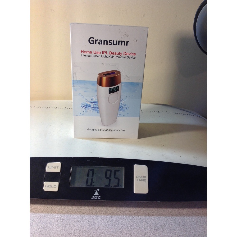 Gransumr Home Use IPL Beauty Device White Gold Laser Hair Removal 999999 Flashes